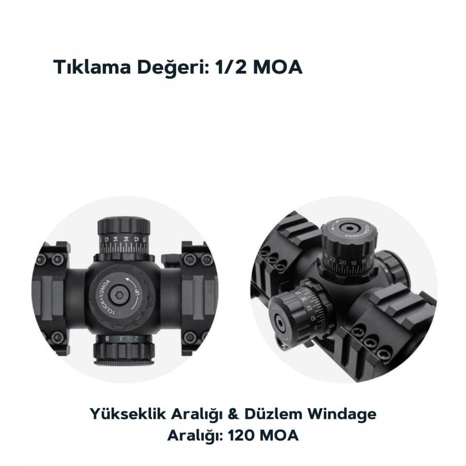 Vector Optics Mustang Gen II 1-4x30 SFP Tüfek Dürbünü