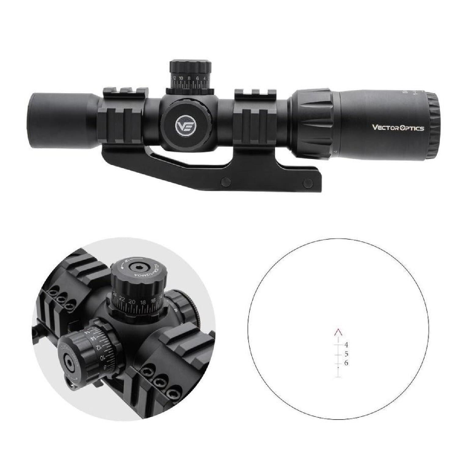 Vector Optics Mustang Gen II 1-4x30 SFP Tüfek Dürbünü