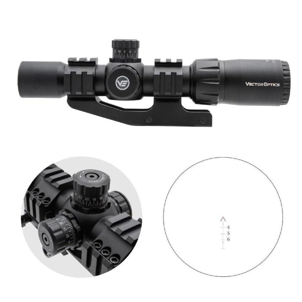 Vector Optics Mustang Gen II 1-4x30 SFP Tüfek Dürbünü