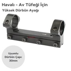 Havalı Tüfek Tek Parça YÜKSEK Dürbün ayağı