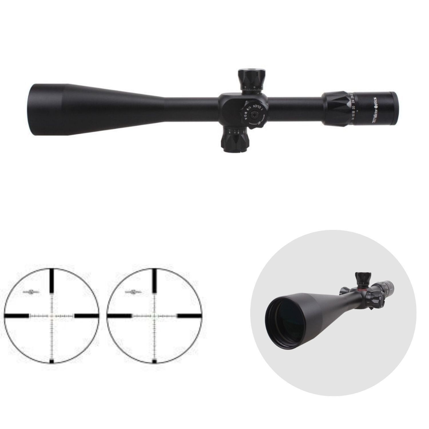 VECTOR Monarch 8-32x56 FFP TÜFEK DÜRBÜNÜ SCFF-06