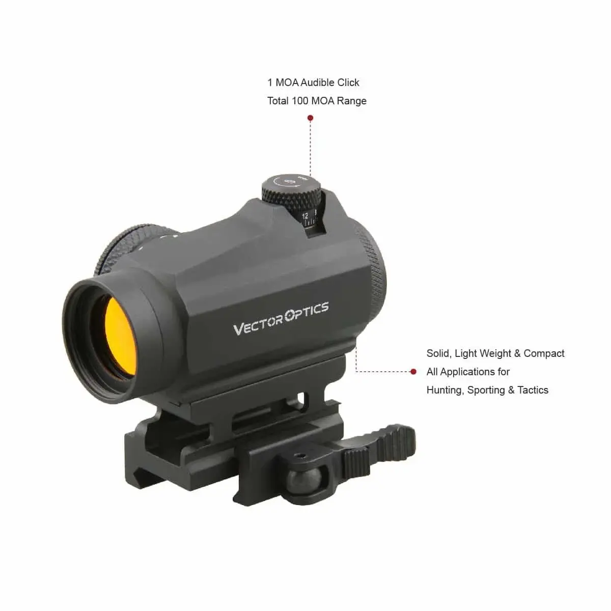 Vector Optics Maverick Gen2 1x22 T1 Tipi Red Dot Nişangah
