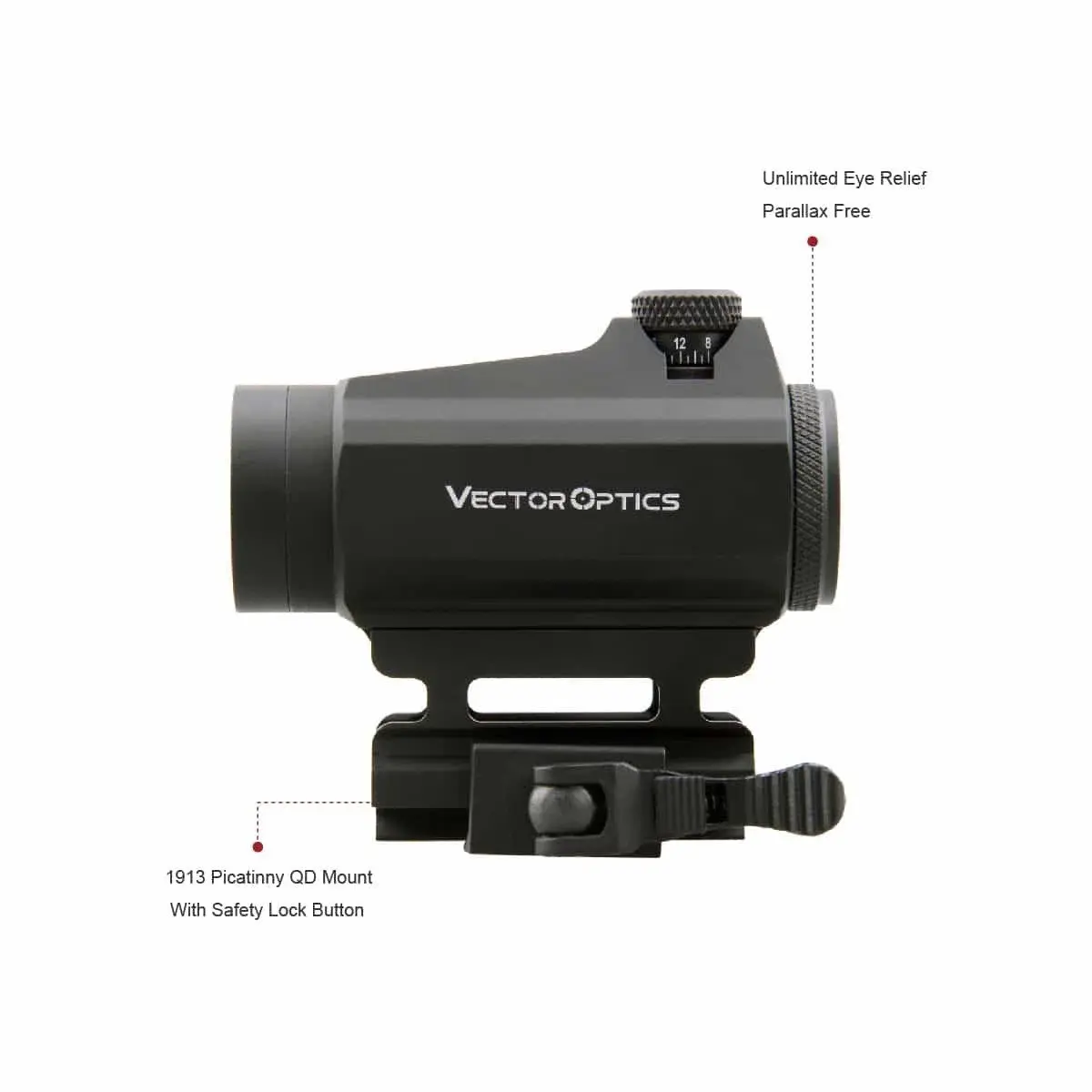 Vector Optics Maverick Gen2 1x22 T1 Tipi Red Dot Nişangah