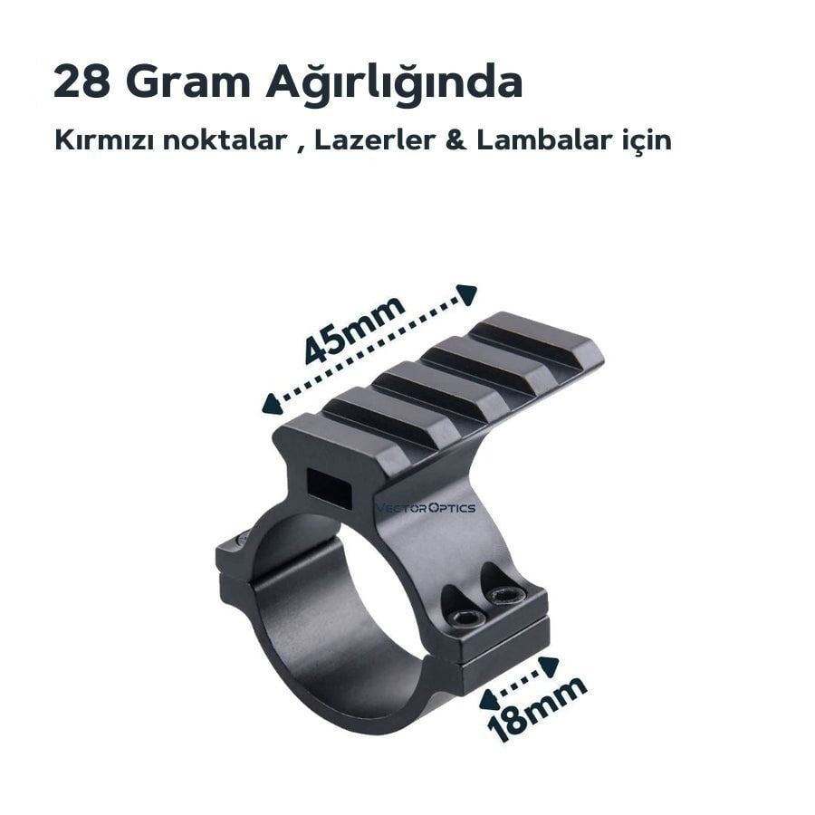 VECTOR SCTM-21 YÜZÜKLÜ 22MM RAY
