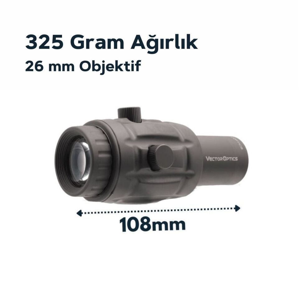 VECTOR 3x MAGNIFIER Yakınlaştırıcı SCOT-07A  SCMF-10