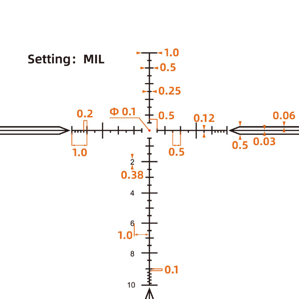 Vector Optics TAURUS 4-24X50 GENII FFP Tüfek Dürbünü SCFF-65
