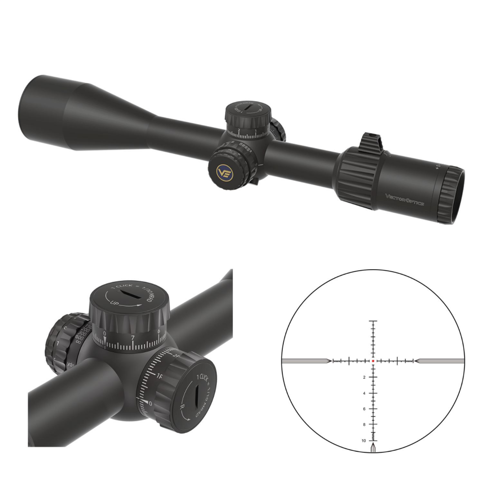 Vector Optics TAURUS 4-24X50 GENII FFP Tüfek Dürbünü SCFF-65