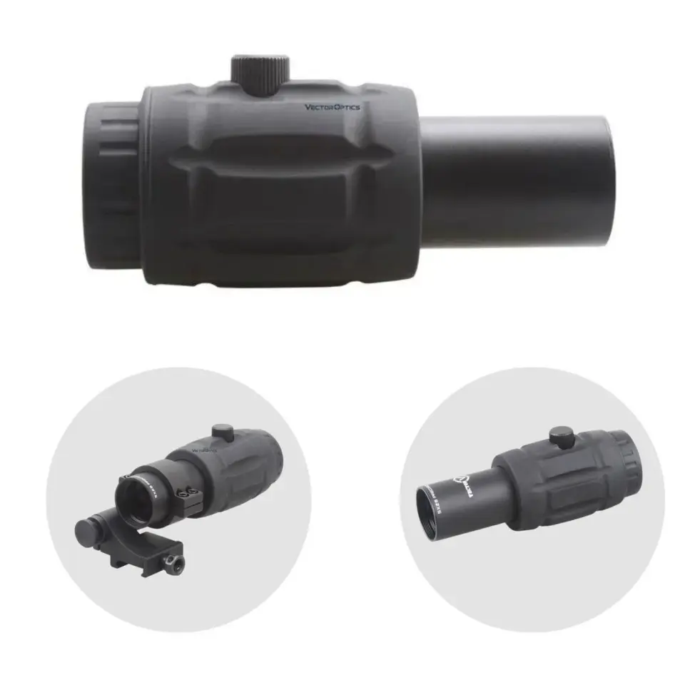 VECTOR Ayarlanabilir 5x26 MAGNIFIER Flip Slide Mount Yakınlaştırıcı SCOT-08 SCMF-15