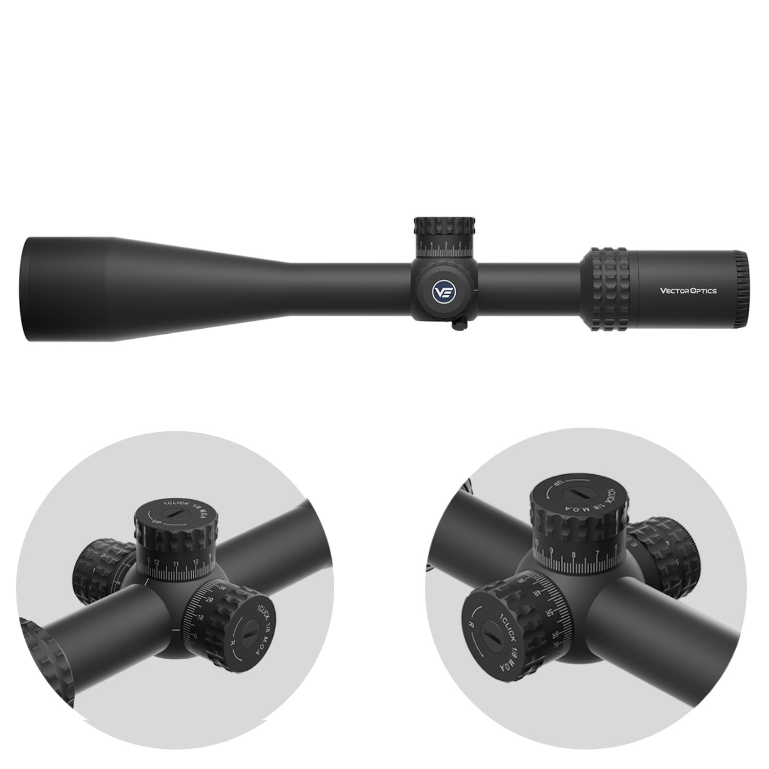 Vector Optics Sentinel-X Pro 10-40x50 SFP Tüfek Dürbünü SCOL-58