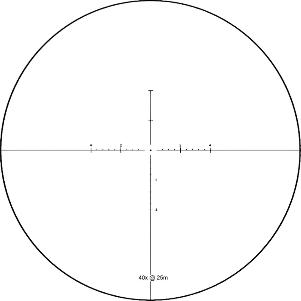 Vector Optics Sentinel-X Pro 10-40x50 SFP Tüfek Dürbünü SCOL-58