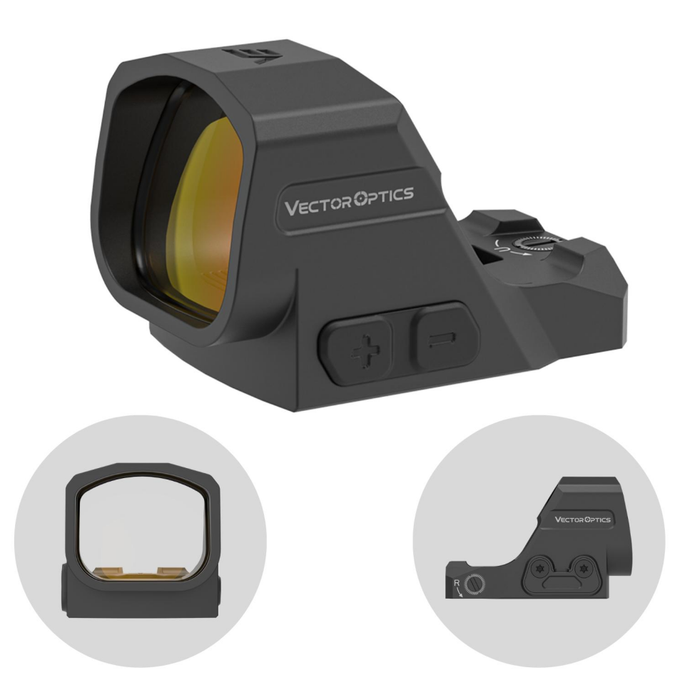 Vector Optics FRENZY-X 1x24x29 GenII 6MOA, XLarge Lens, Auto ON/OFF, RMR Ayak Red Dot Nişangah