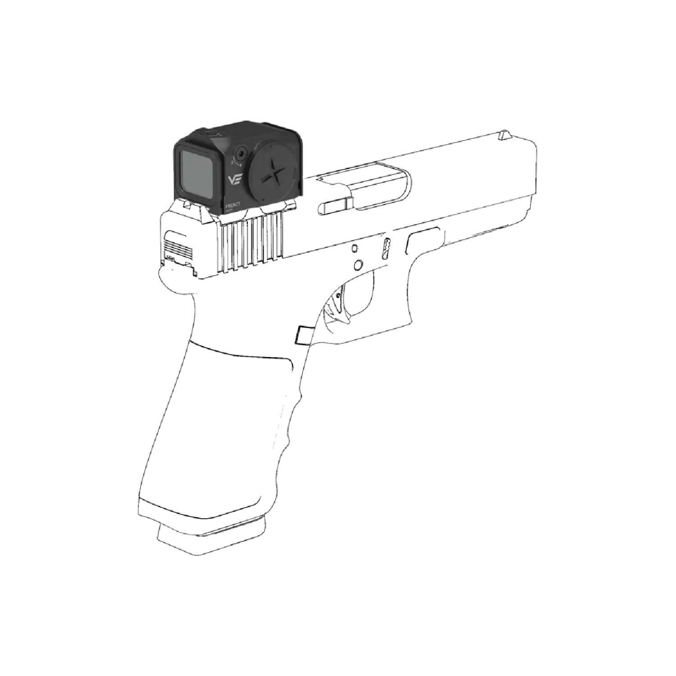Vector Optics FRENZY PLUS 1X18X22 GENII 3MOA Auto ON/OFF Reddot Nişangah SCRD-75